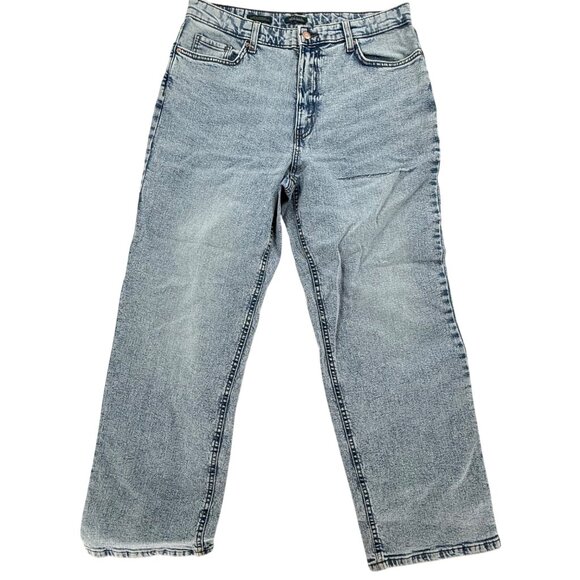 Wild Fable Womens 90s Relaxed Straight Jeans Light Wash Denim, Size 12 - Picture 1 of 9